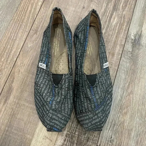 TOMS NWB Special Edition One for One Women's Size 7 Dark Blue Alpargata - Picture 2 of 7